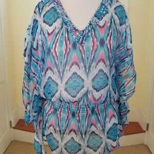 Studio Thirtysix shear top w sequence sz s/m